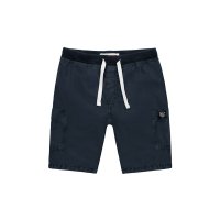 9PSHORT 4T: Navy Poplin Short (8-14 Years)